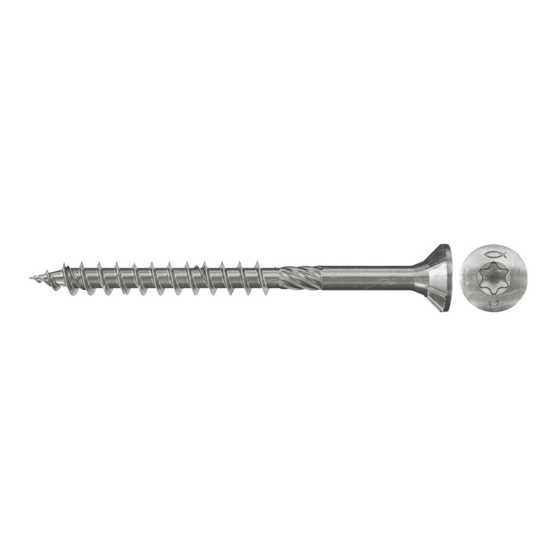 fischer Power-Fast 4,5x40 Countersink. A2 TG TX