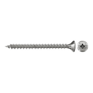 fischer Power-Fast 4,5x40 Senkkopfschraube A2 VG PZ