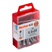 Fischer Power-Fast Senkkopfschraube A2, Teilgewinde, PZ