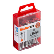 fischer Power-Fast 5,0x50 Senkk. A2 TG PZ