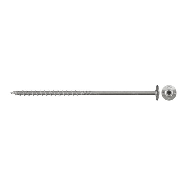 fischer Power-Fast 6,0x180 Tellerkopf Schraube A2 TG TX 100