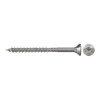 fischer Vite a testa svasata Power-Fast, filettatura parziale, TX A2