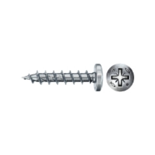 fischer Power-Fast II Spanplattenschraube Halbrundkopf mit Vollgewinde und Kreuzschlitz