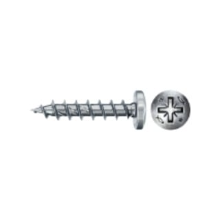 fischer Power-Fast II Spanplattenschraube Halbrundkopf mit Vollgewinde und Kreuzschlitz