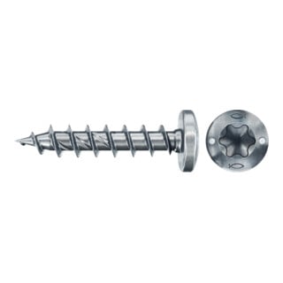 fischer Power-Fast II Spanplattenschraube Halbrundkopf mit Vollgewinde und Innenstern TX