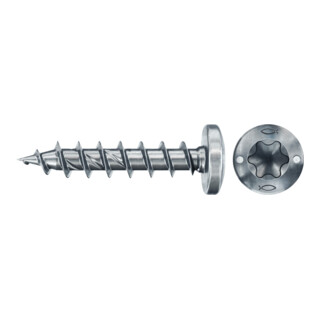 fischer Power-Fast II Spanplattenschraube Halbrundkopf mit Vollgewinde und Innenstern TX