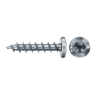 fischer Power-Fast II Spanplattenschraube Halbrundkopf mit Vollgewinde und Innenstern TX