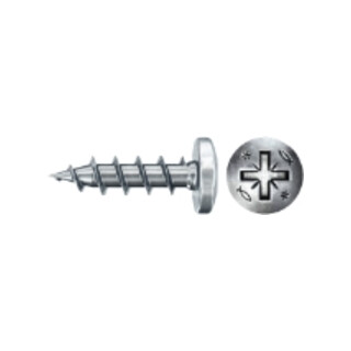 fischer Power-Fast II Spanplattenschraube Halbrundkopf mit Vollgewinde und Kreuzschlitz