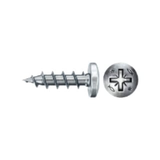 fischer Power-Fast II Spanplattenschraube Halbrundkopf mit Vollgewinde und Kreuzschlitz