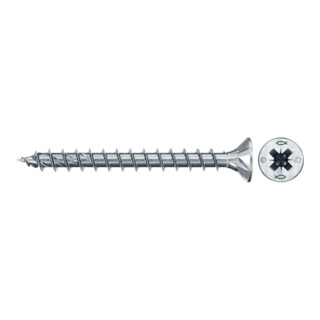 fischer Power-Fast II Spanplattenschraube Senkkopf mit Kreuzschlitz PZ