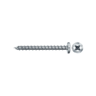 fischer Power-Fast II Spanplattenschraube Halbrundkopf mit Vollgewinde und Kreuzschlitz