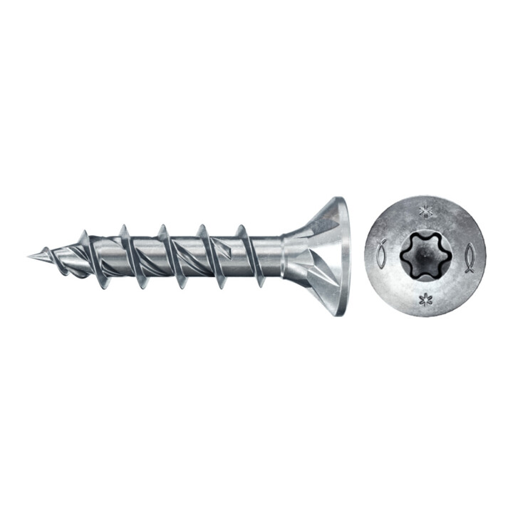 fischer Power-Fast II 5,0x25 SK blvz VG TX 200