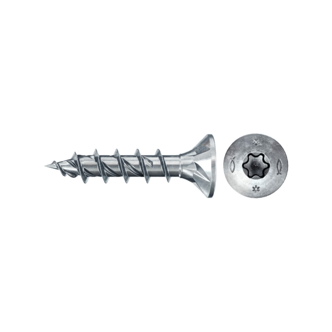 fischer Power-Fast II 5,0x25 SK blvz VG TX 200
