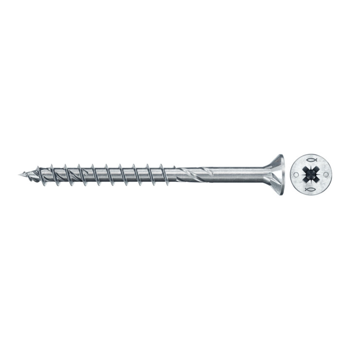 fischer Power-Fast II 5,0x60 SK blvz TG PZ 100