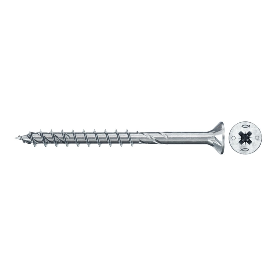 fischer Power-Fast II 5,0x80 SK blvz TG PZ 30
