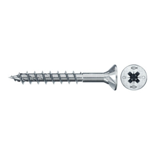 fischer Power-Fast II Spanplattenschraube Senkkopf mit Kreuzschlitz PZ