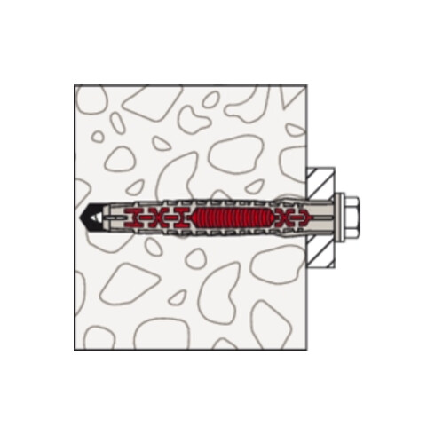 fischer PowerFast II 5,0x60 TK TX25 TG blvz 200