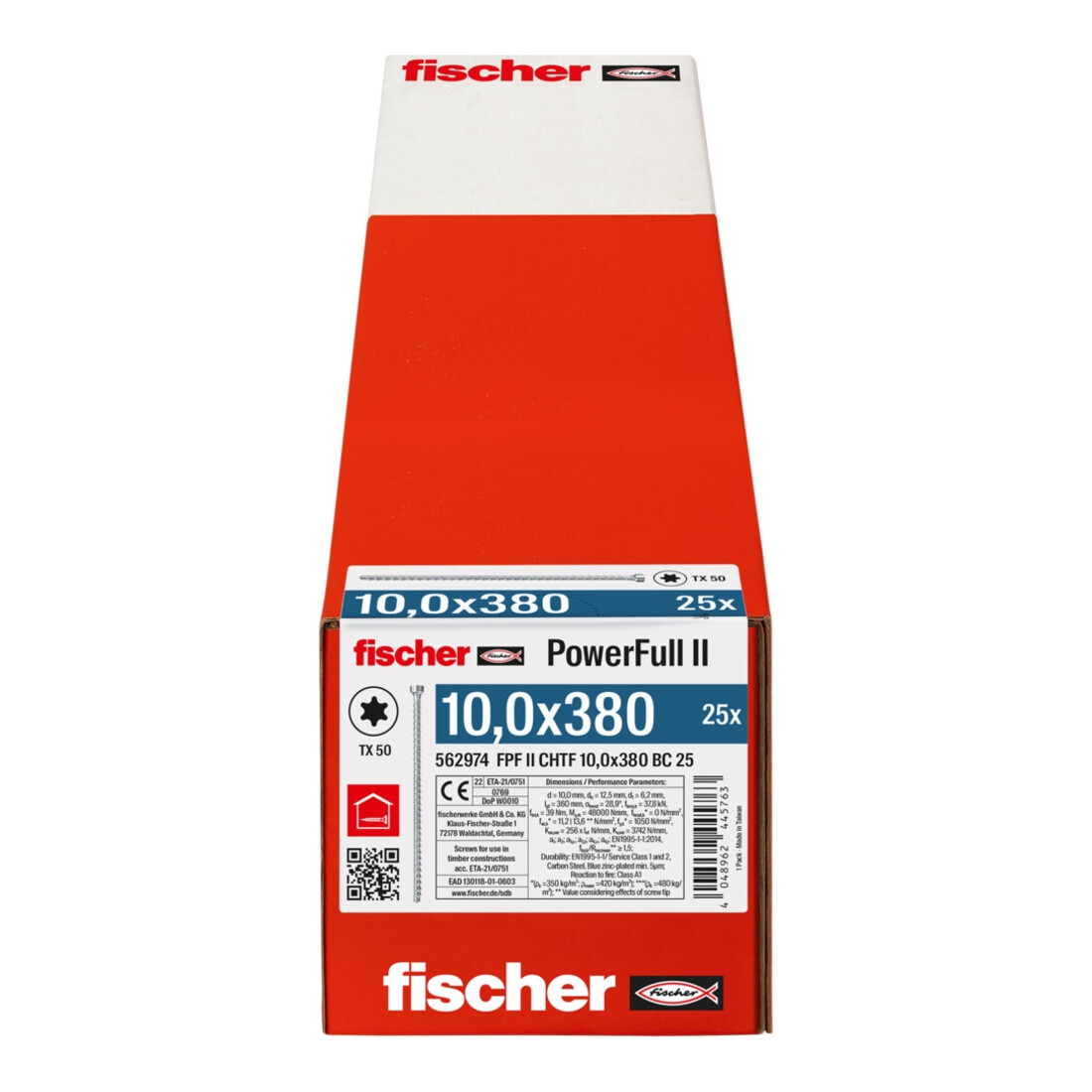 fischer PowerFull II 10,0x380 ZK TX VG blvz 25