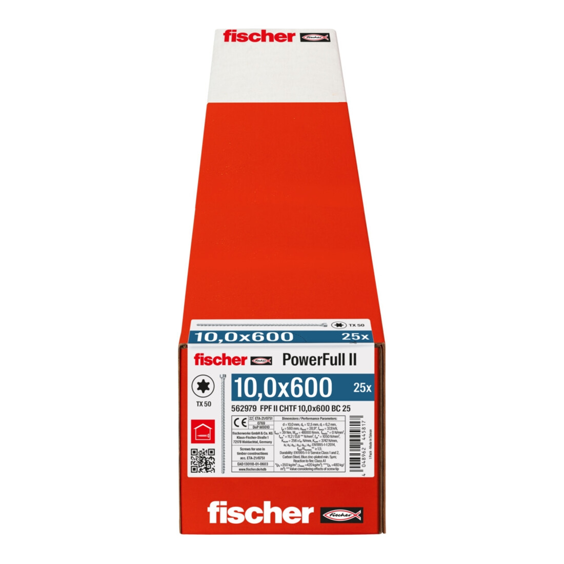 fischer PowerFull II 10,0x600 ZK TX VG blvz 25