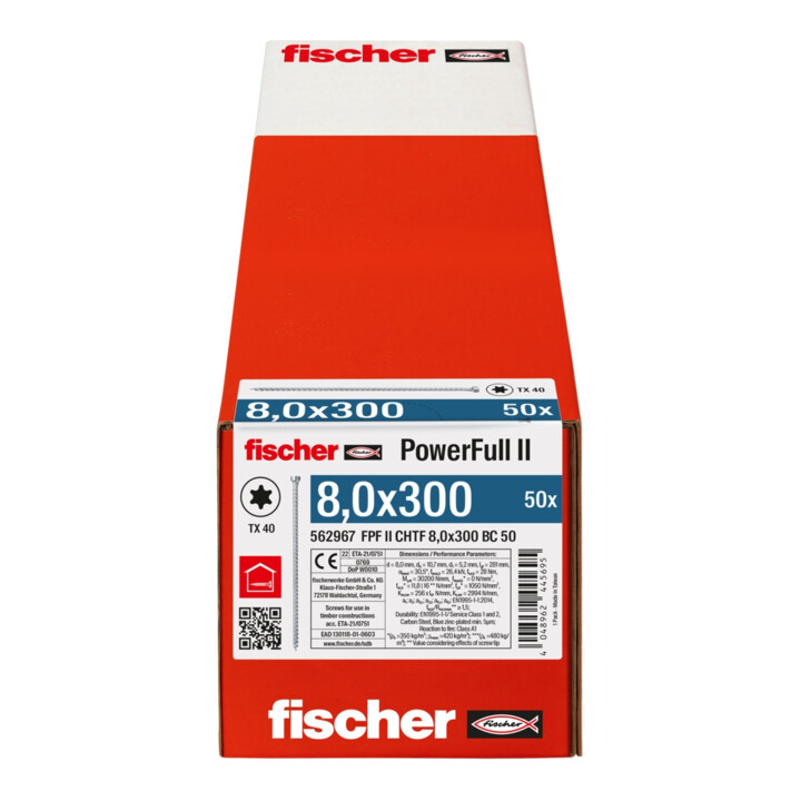 fischer PowerFull II 8,0x300 ZK TX VG blvz 50