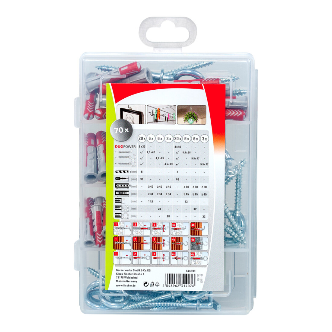 fischer PROFI-BOX DuoPower + crochets