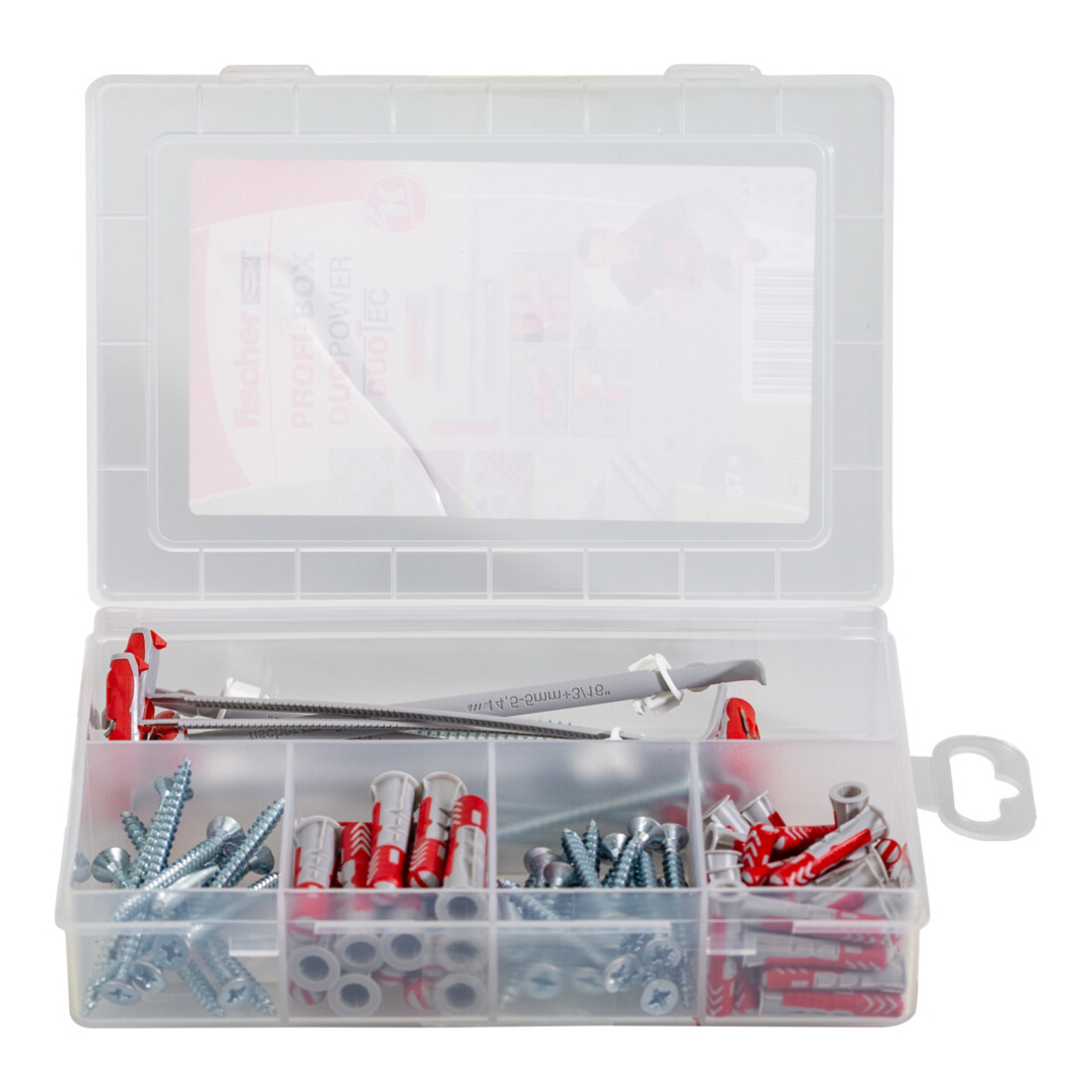fischer  Profi-Box DuoPower en DuoTec pluggen met schroef