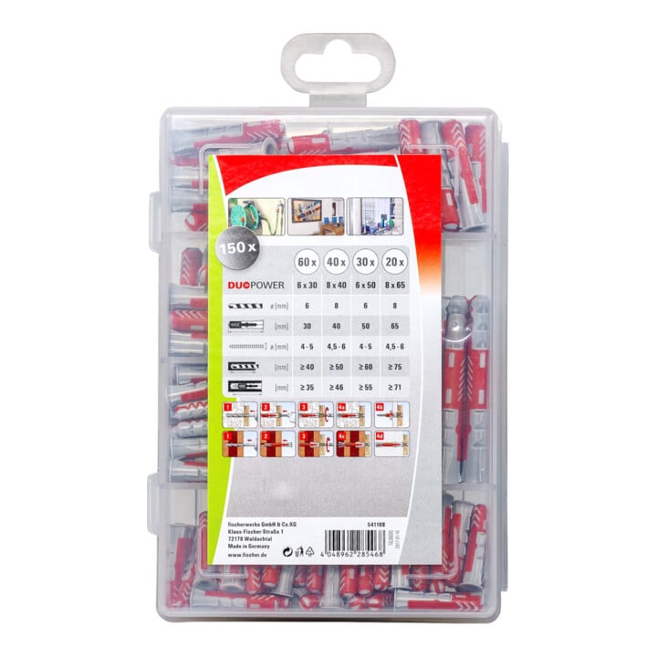 fischer  Profi-Box DuoPower pluggen kort en lang