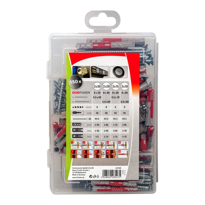 fischer  Profi-Box DuoPower pluggen kort en lang met schroeven