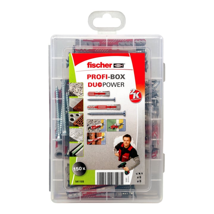 fischer  Profi-Box DuoPower pluggen kort en lang met schroeven