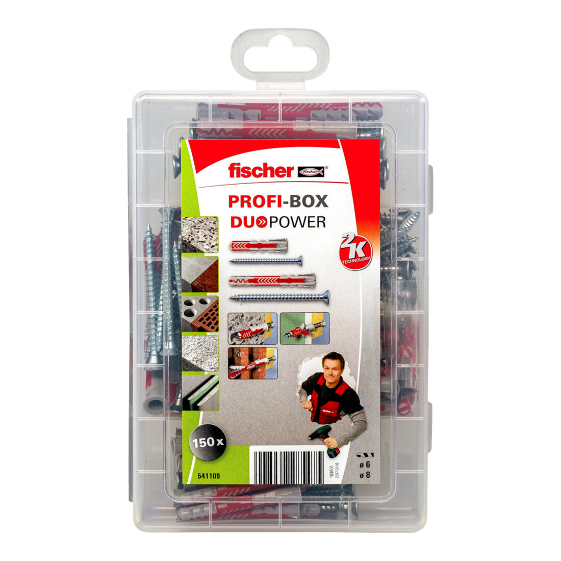 fischer  Profi-Box DuoPower pluggen kort en lang met schroeven