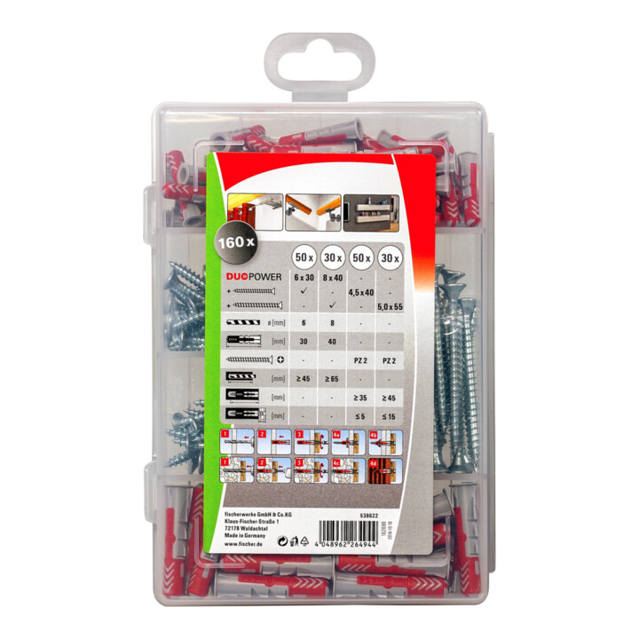 fischer  Profi-Box DuoPower pluggen met schroeven