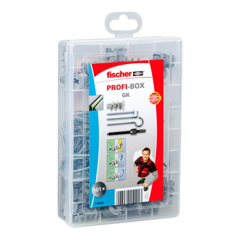 fischer  Profi-Box GK gisplaatpluggen met schroeven en haken