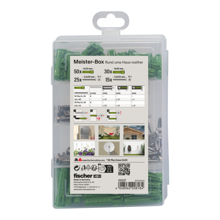 fischer Profi-Box Greenline SX + A2 schroeven