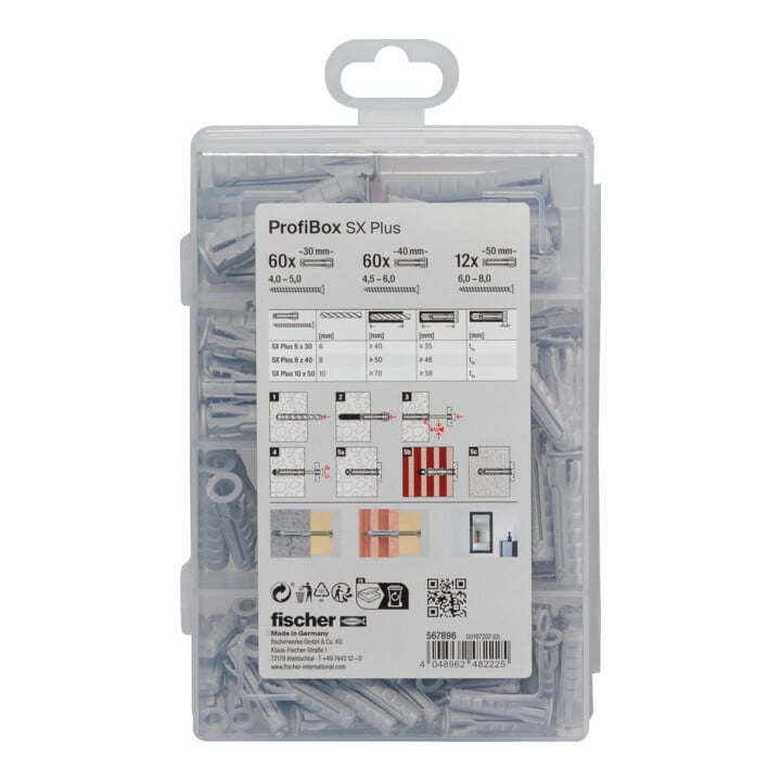 fischer Profi-Box Spreizdübel SX Plus (132)