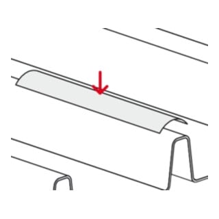 fischer Profil SolarMetal L H50 110 EPDM AL