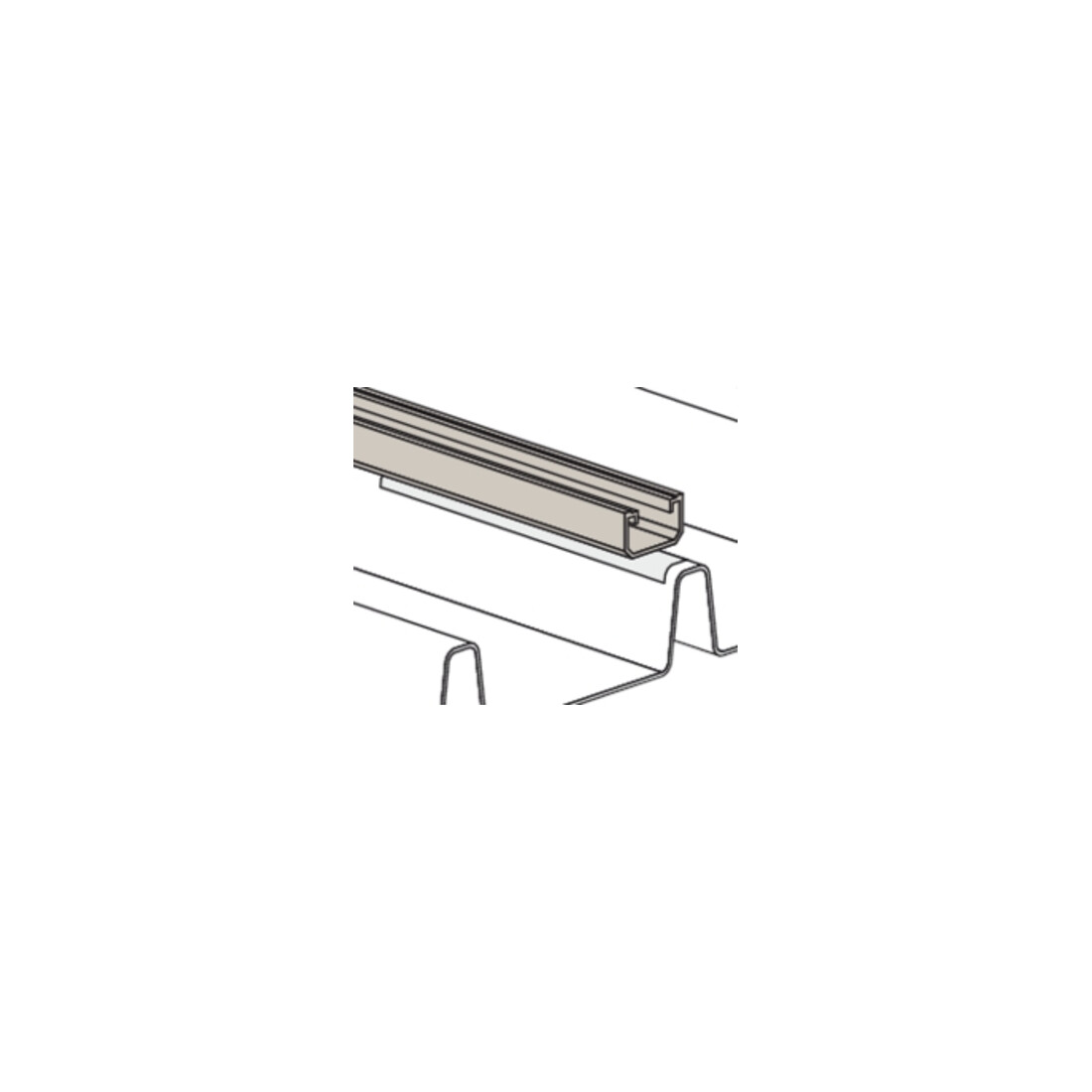 fischer Profil SolarMetal L H50 110 EPDM AL