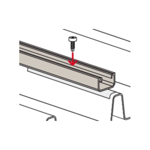 fischer Profil SolarMetal L H50 110 EPDM AL