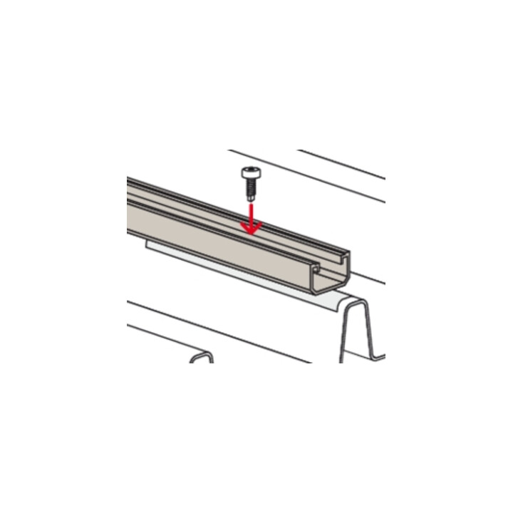 fischer Profil SolarMetal L H50 110 EPDM AL
