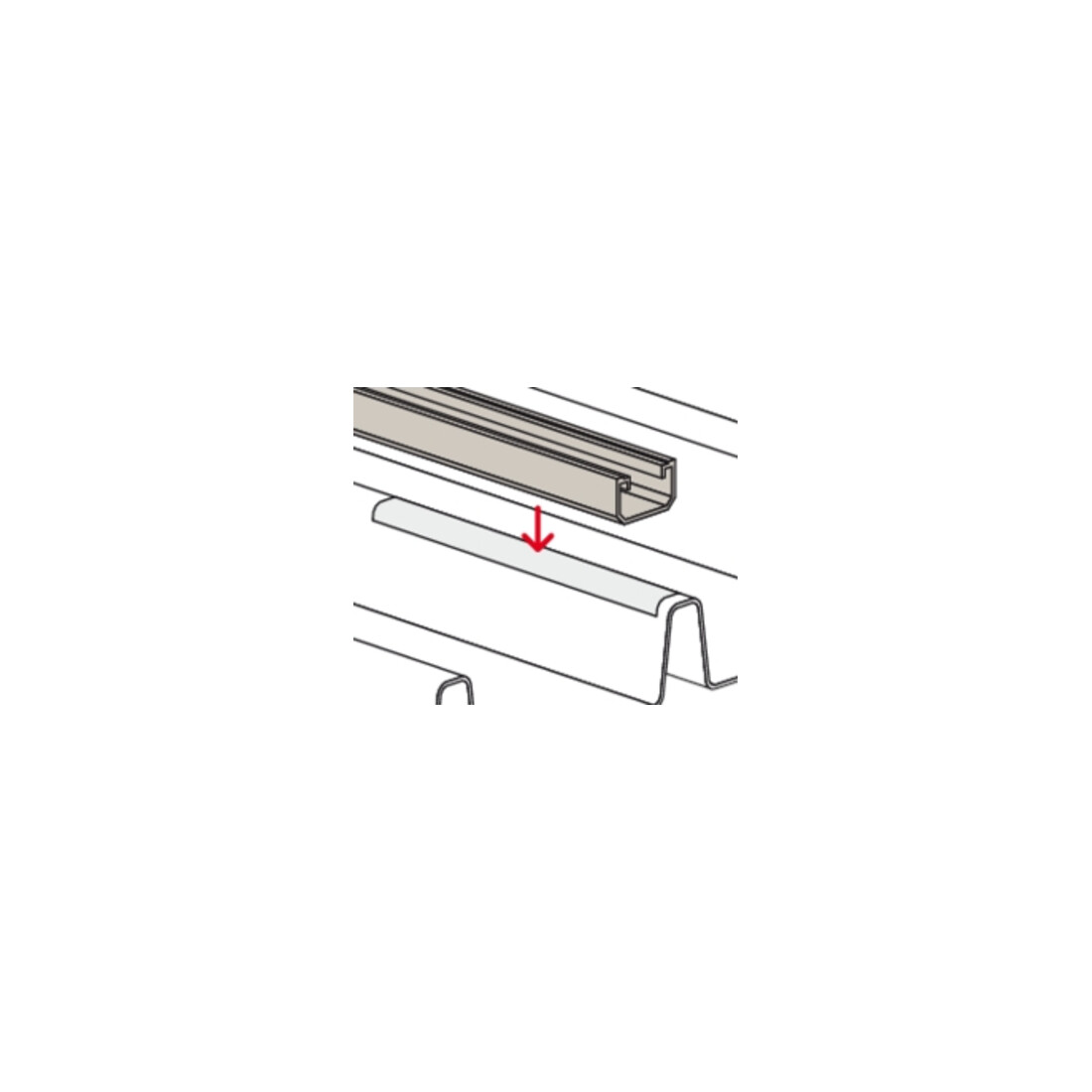 fischer Profil SolarMetal P H50 400 AL