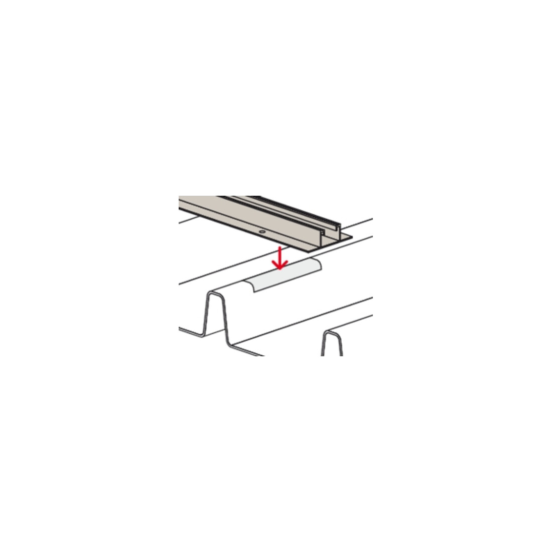 fischer Profil SolarMetal P H50 400 AL
