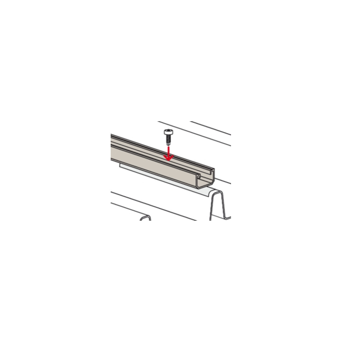 fischer Profil SolarMetal P H50 400 AL
