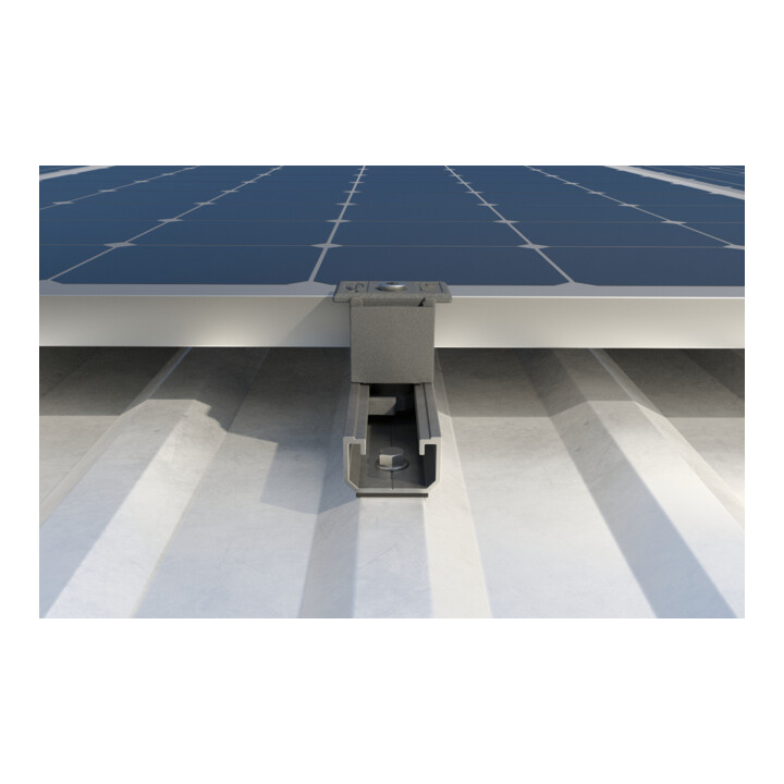 fischer Profilés pour toitures en tôle SolarMetal 4,45 m Aluminium