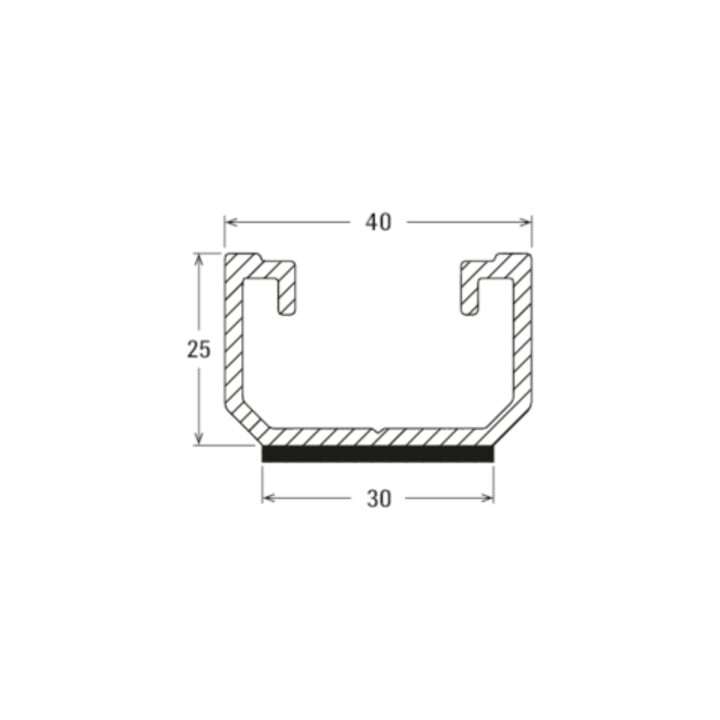 fischer Profilés pour toitures en tôle SolarMetal 4,45 m Aluminium