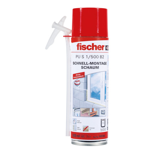 fischer PU S 1/500 B2 Mousse de montage (contenant du MDI)