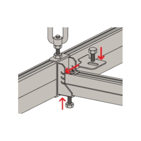 fischer Rail de montage FUS 62/2,5 316L - 6.000