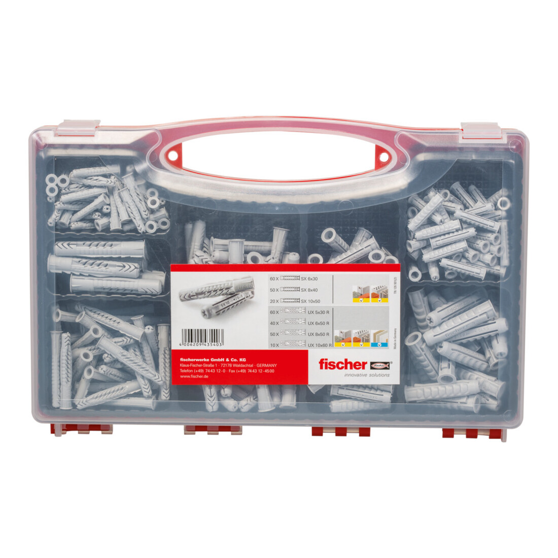 fischer  Red Box universeelpluggen SX en UX