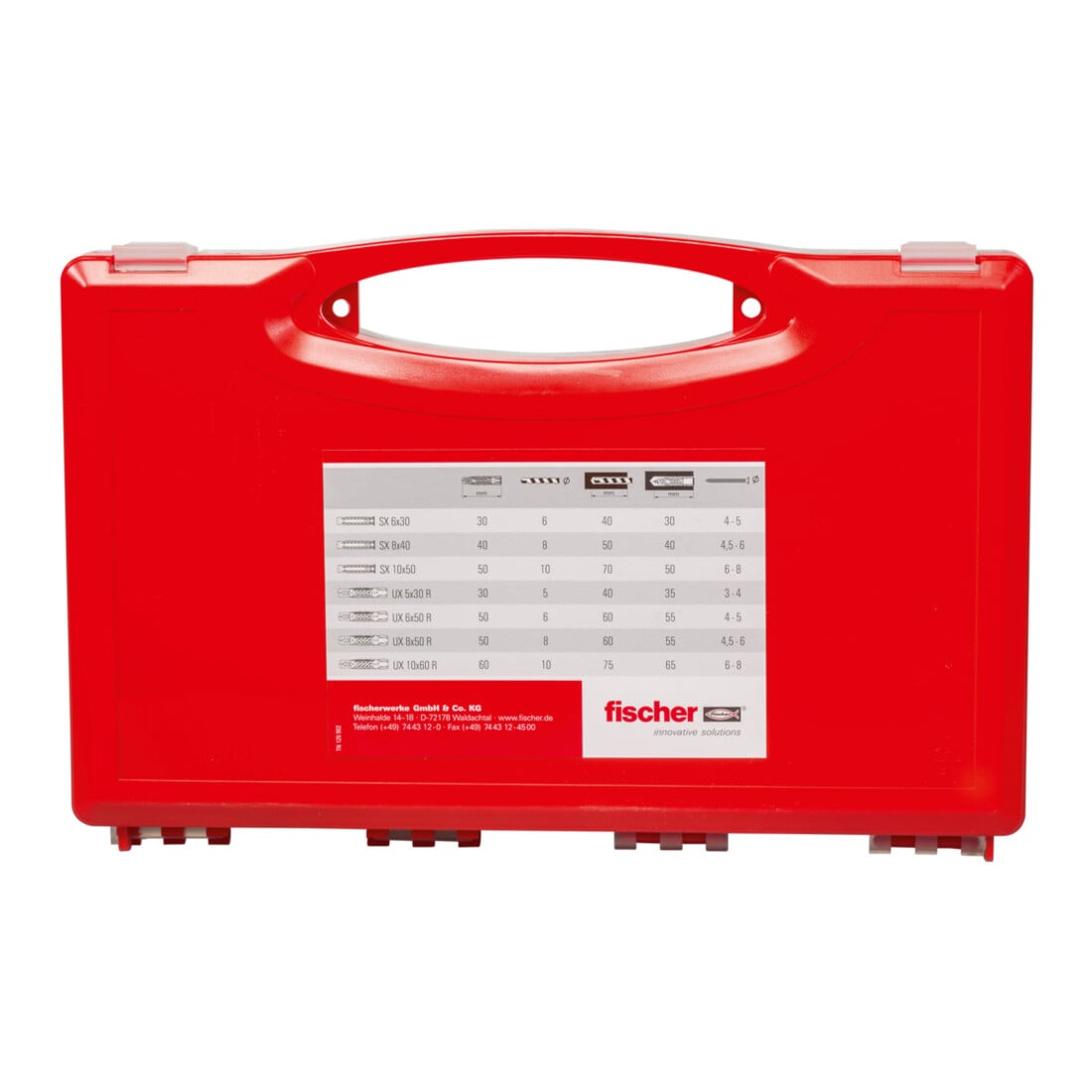 fischer  Red Box universeelpluggen SX en UX
