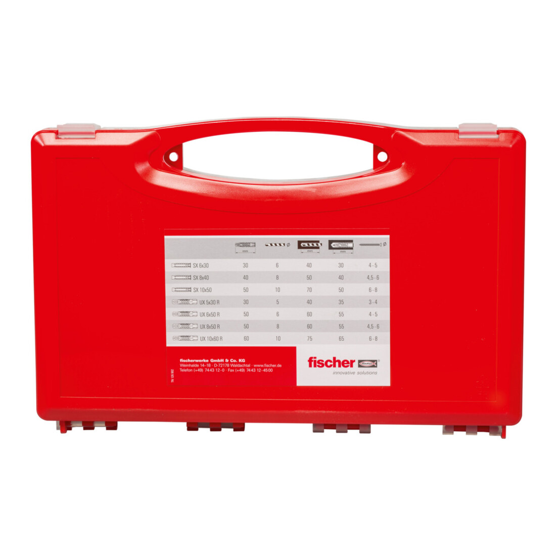 fischer Redbox Cheville universelle SX et UX