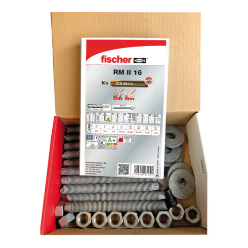 fischer RM II LA 16x165 galvanisé à chaud