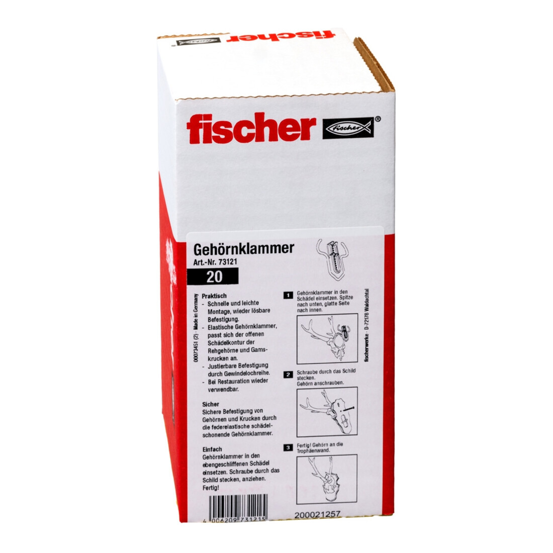 fischer Rohrschellen-Set UX / STST / FGRS 31-37